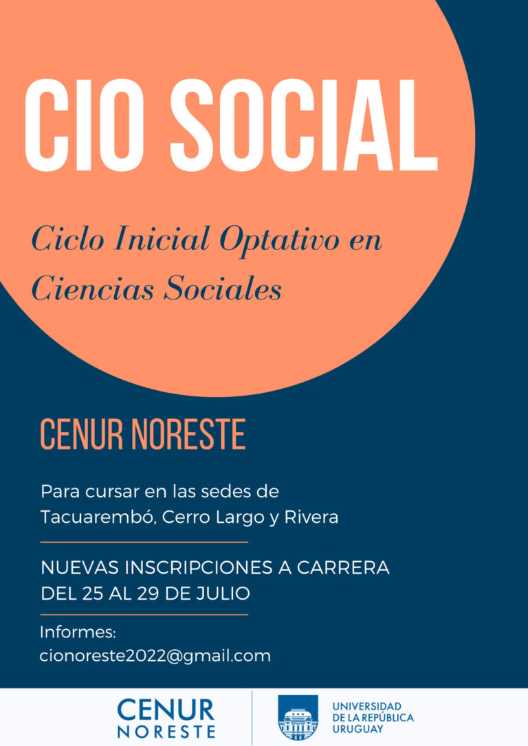 CIO Social: Inscripciones en segundo semestre