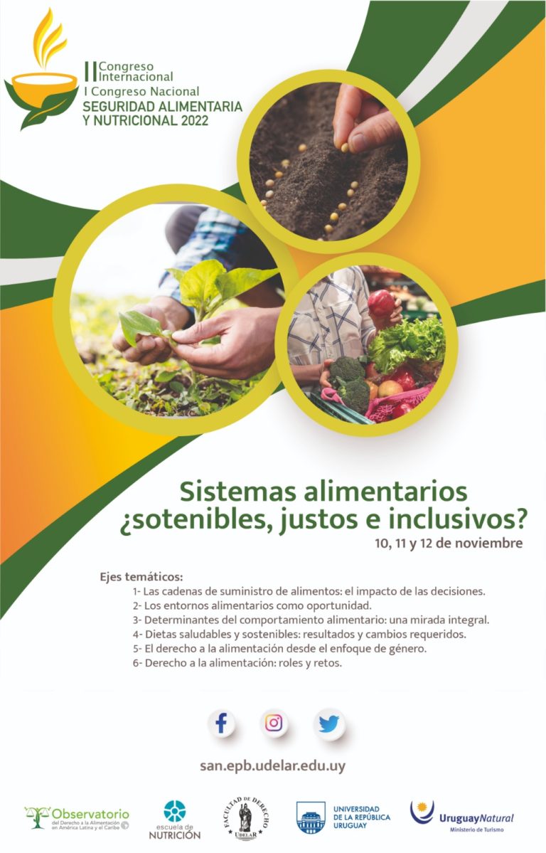 Segundo Congreso Internacional y Primer Congreso Nacional de Seguridad Alimentaria y Nutricional 2022