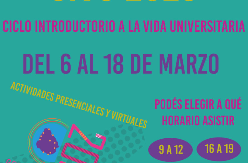 Ciclo Introductorio a la Vida Universitaria