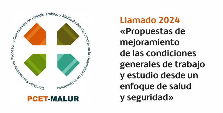 Llamado 2024 a «Propuestas de mejoramiento de las condiciones generales de trabajo y estudio desde un enfoque de salud y seguridad»