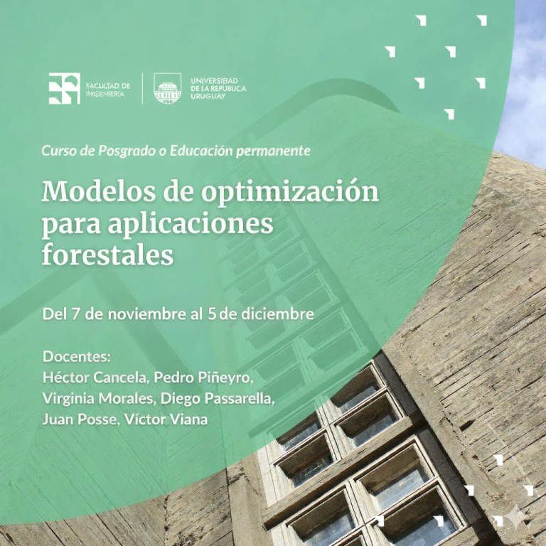 Modelos de optimización para aplicaciones forestales
